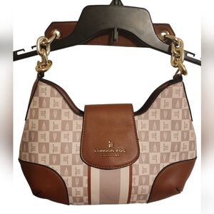 👜London Fog Aryana Signature Shoulder Bag / Purse